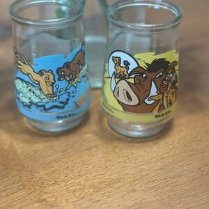 Welch’s And Disney Lion King Glass Collection Bundle. Lion Kin II  Simba’s Pride